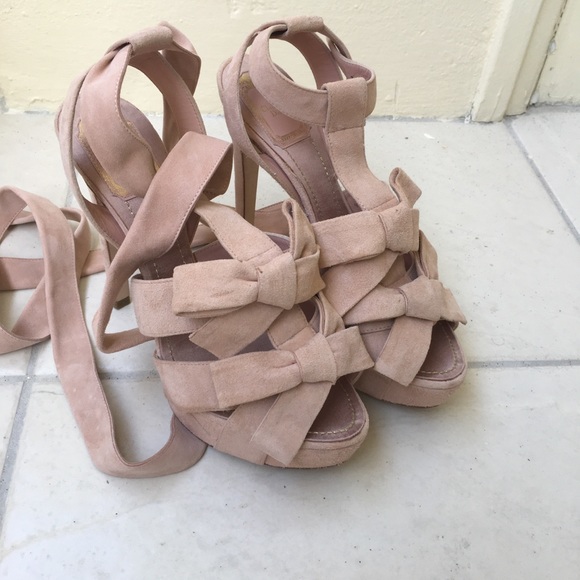 Dior Shoes - Christian Dior- high heeled sandals light pink,